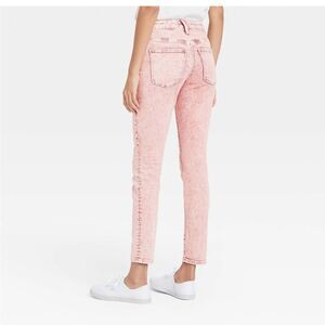 Universal Thread Pink mineral wash high waist denim
